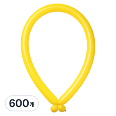 조이벌룬 260 풍선, 옐로우, 600개