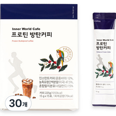 Inner World Cafe 蛋白防彈咖啡, 15g, 15條, 2盒