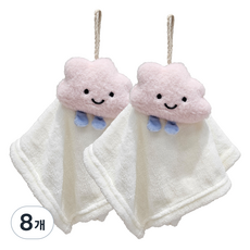 단비나인 보송보송 고리수건, 구름, 8개