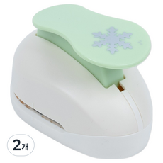 모양 펀치 대, 2개, 눈꽃