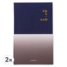아르디움 오늘도 소소한 다이어리, 네이비피오니, 2개