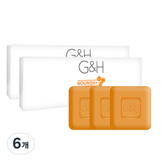 지앤에이치 암웨이 너리쉬+ 컴플렉션바 비누 3p, 250g, 18개