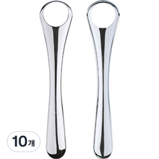 Living&Do 弧形不鏽鋼舌苔清潔器, 10個