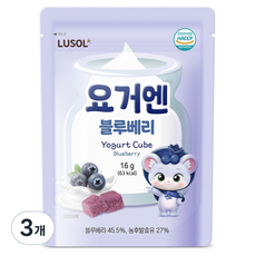루솔 요거엔, 16g, 3개, 블루베리맛