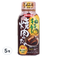 DAISHO 大逸昌 柚子烤肉醬, 5個, 185g