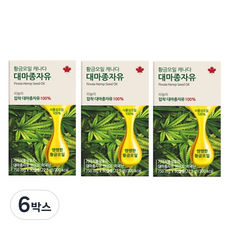 황금오일 대마종자유 22.5g, 30정, 6박스