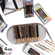 달콤초코 달콤한 막대과자 만들기 세트 P8, 11종, 4세트