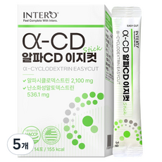 인테로 알파CD 이지컷, 5개, 14회분