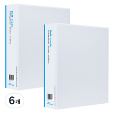 에코청운 NEW D링 바인더 3공 A4 9cm, 백색, 6개