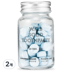 WGB WGB固體牙膏 薄荷香, 42g, 2個