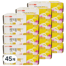 롯데이라이프 위생팩 알뜰형, 소(S), 100개입, 45개