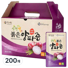 정도원 산청애 붉은양파즙, 100ml, 200개