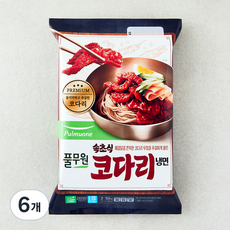 풀무원 속초식 코다리 냉면, 504g, 6개