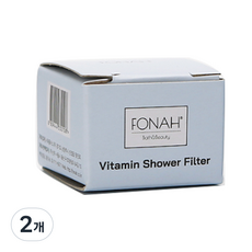 FONAH Double Shower維他命替換濾芯 薰衣草香, 2個