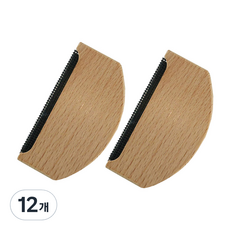 모나코올리브 휴대용 보풀제거 빗, 12개