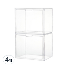 comet 多功能透明展示櫃, 透明, 4個