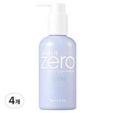 BANILA CO 芭妮蘭 Zero零感肌積雪草舒緩洗顏凝膠, 4個, 200ml