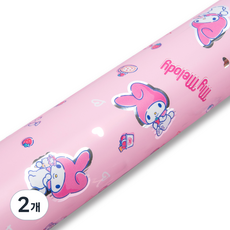 좋은기븐 산리오 마이멜로디 메탈롤 포장지 중, 핑크, 2개