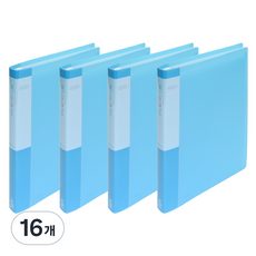 ECO Chungwoon PP透明文件夾 A4 20頁, 天藍色, 16個
