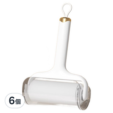 橡合杉 水洗粘毛器 白色, 6個