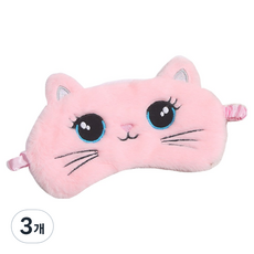 KODACHIEF 日常睡眠眼罩 粉紅睫毛 18 x 9 cm, 3個