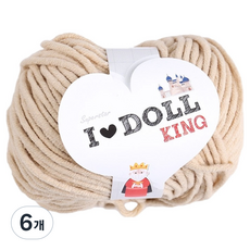 니뜨 아이돌킹 뜨개실 45g, 14 연베이지, 6개