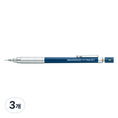 펜텔 PG607-C 그래프 샤프 600 네이비, 0.7mm, 3개