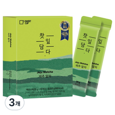 스위트컵 찻잎담다 제주말차 스틱, 35g, 3개, 10개입