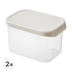 실리만 아이스웨이 실리콘 냉동용기 아이스화이트 WSK7103, 2개, 600ml