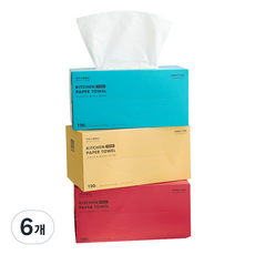 HAUS-CLASS 單手抽取式2層廚房紙巾, 120張, 6盒