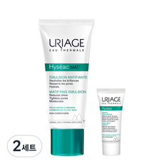 유리아쥬 이제악 매트 수분 크림 40ml + 뉴 스킨 세럼 5ml 세트, 2세트