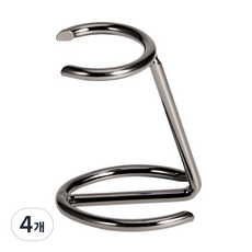 男性用Dahaeyu刮鬍刷架 收納支架 槍色, 1入, 4個