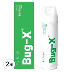 버그엑스 모기 파리 바퀴벌레 살충제, 2개, 500ml