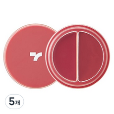 TONYMOLY 雙色唇蜜腮紅兩用膏 4.8g, 5入, 07 Heart Blush