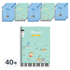 ibis 男童用小學纖薄音樂簿, 隨機出貨, 40個