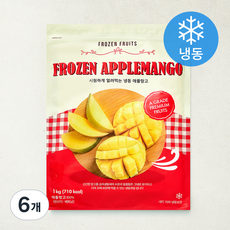 글로벌냉동식품 베트남산 애플망고 (냉동), 6개, 1kg