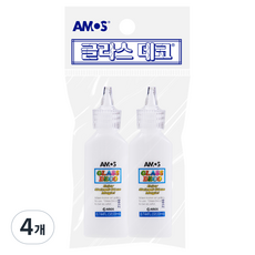 아모스 글라스데코 22ml, 흰색, 4개