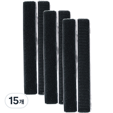 自黏式魔鬼氈膠帶 2m 黑色 2入, 15個
