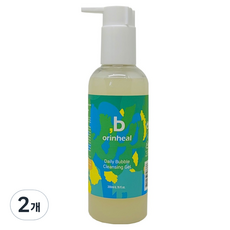오린힐 데일리 버블 미산성 클렌징젤, 2개, 200ml