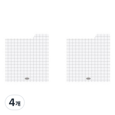 PLEPIC Moist Tracing 索引便利貼 M, 4個, 16 透明格線, 1入
