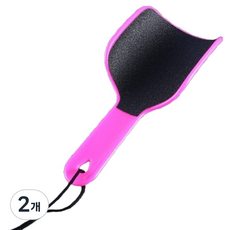 글로어스 부드러운 발각질제거 뒷꿈치 U자형 로즈, 80g, 2개, 1개입