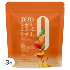네이쳐티 zero 복숭아아이스티 파우더, 500g, 1개입, 3개