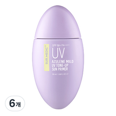 써메딕 아줄렌 마일드 UV 톤업 선 프라이머 SPF50+ PA++++, 6개