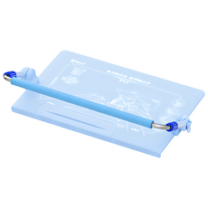 貓太子 坐姿衛士護欄矯正器 桌面款, 1個, 冰川藍