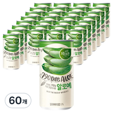 자연은 알로에 캔, 180ml, 60개