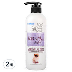 포켄스 포메라니안 전용 샴푸 앤 린스, 550ml, 1개입, 2개