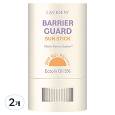 라시뎀 엑토인 오일 5% 베리어 가드 선 스틱 SPF 50+ PA++++, 15g, 2개