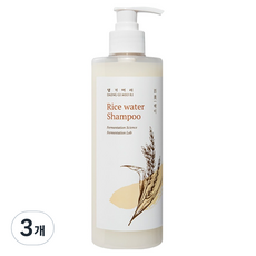 댕기머리 라이스 워터 샴푸, 400ml, 3개