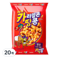 크라운 카라멜콘 땅콩, 56g, 20개