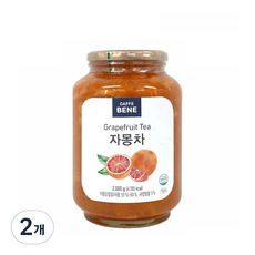 카페베네 과일청 자몽차, 1개입, 2개, 2kg